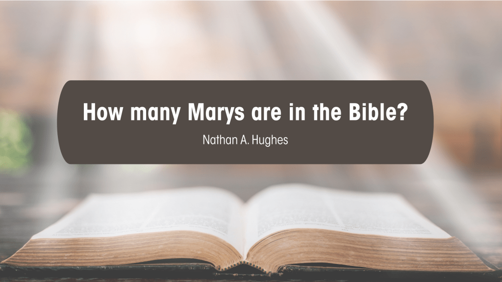 How many Marys are in the&nbsp;Bible?